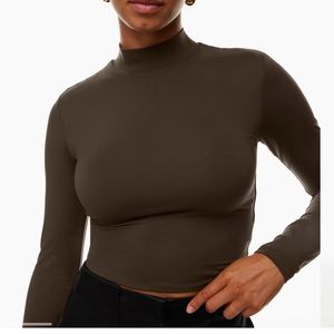 🔴LAST CHANCE🔴 NWT Aritzia Babaton Contour Mockneck Longsleeve